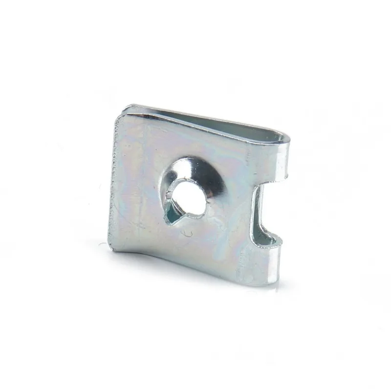 مجموعة من صواميل بطاقات الدراجات النارية والسكوتر الكهربائي، ومشابك قاعدة لوحة ترخيص السيارة، ومشابك معدنية على شكل حرف U للسيارة #2