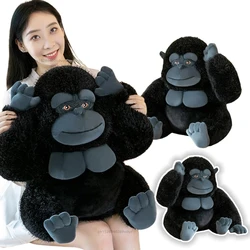 27-50cm Simulation Chimpanzee Stuffed Animal Monkey Soft Dolls Cartoon Throw Pillow Funny Toys Creative Birthday Gifts For Boys