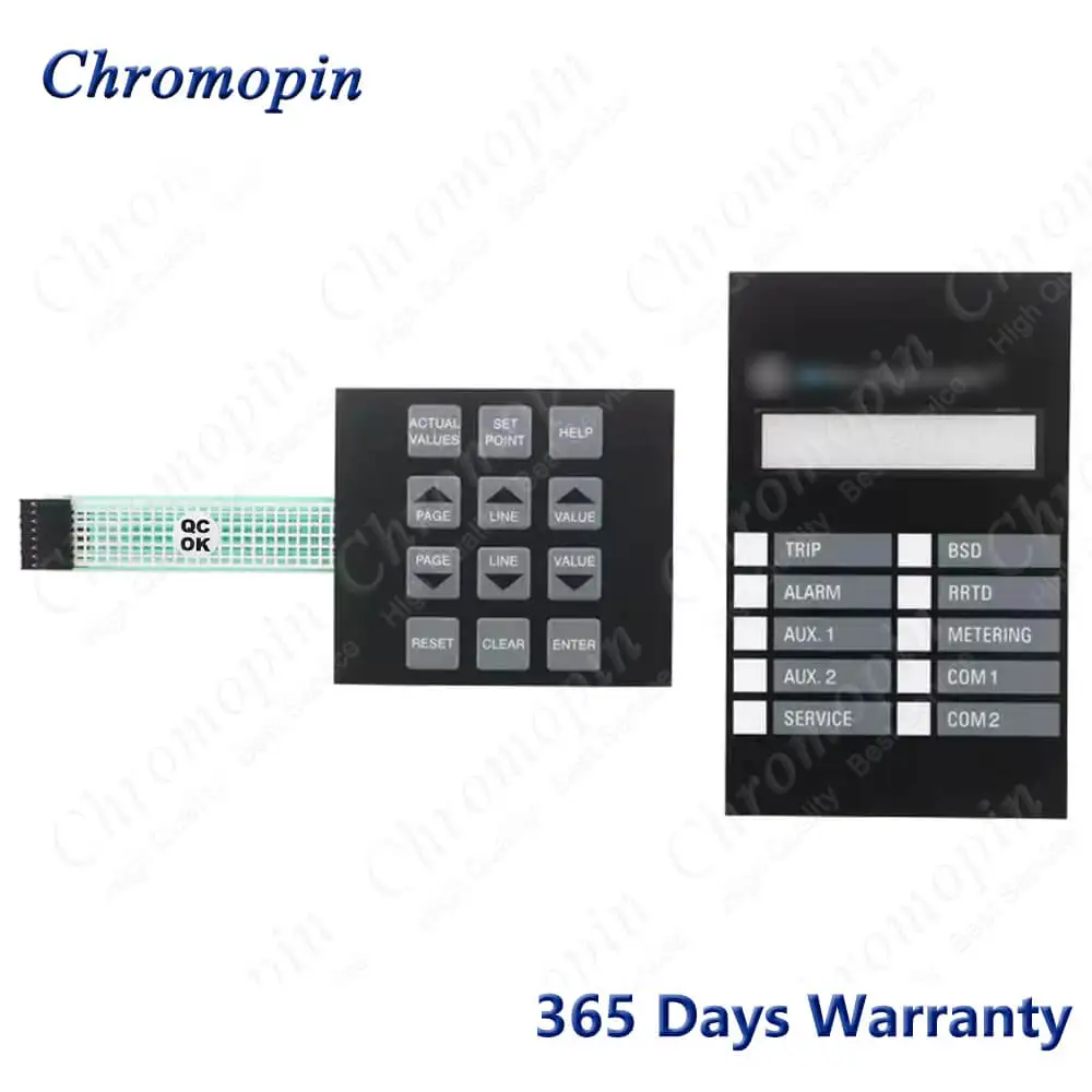 Membrane Keypad Keyboard Switch for GE 369-HI-R-M with Protcetcive Film Front Overlay