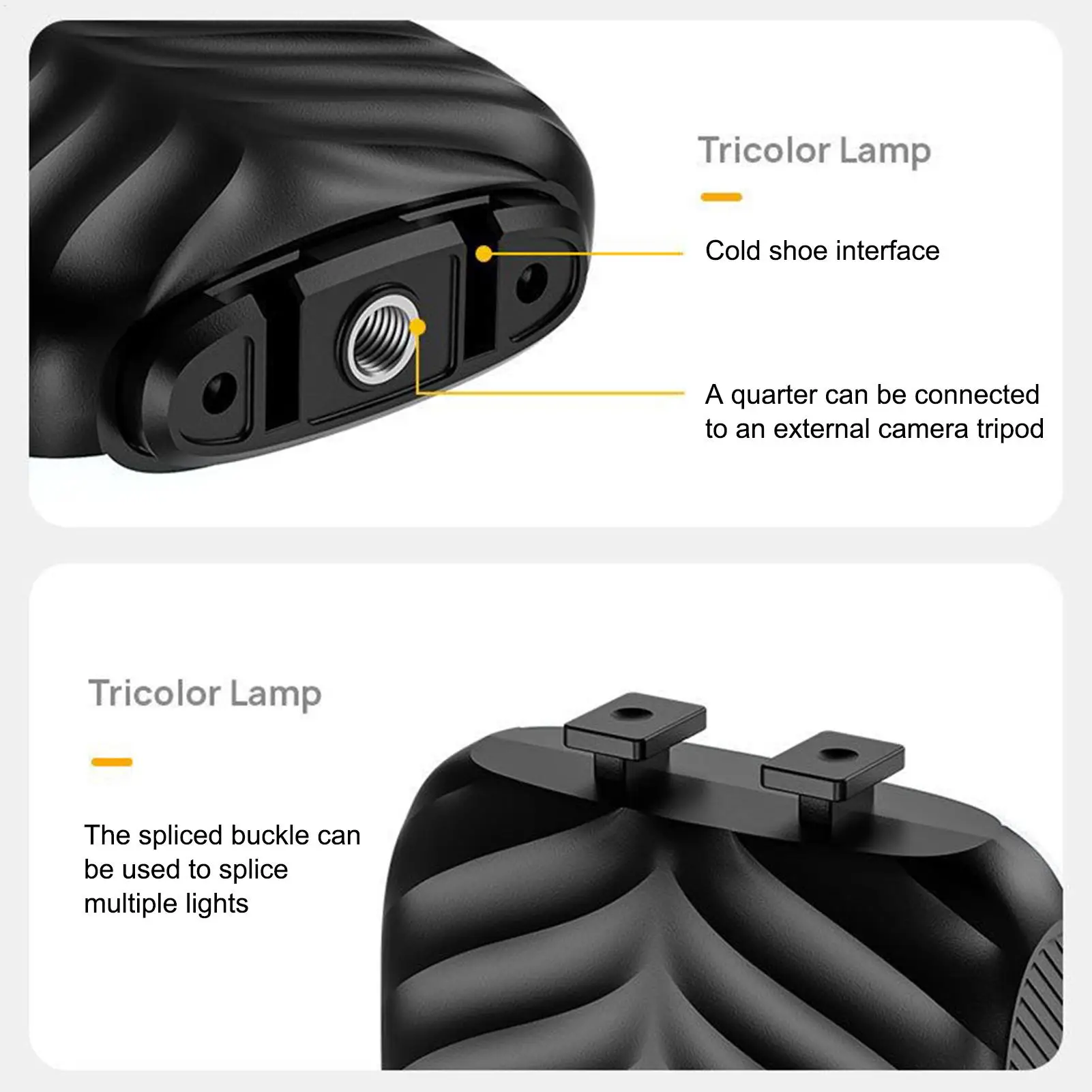 Selfie Light Tripod Light With 3-Color Lighting And RGB Mode Rechargeable Clip On Lamp For Travel Conference Video Recording