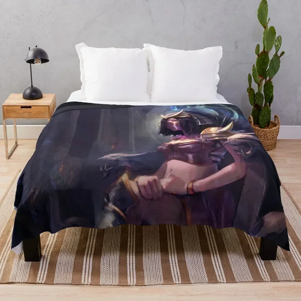 

Mileena Mortal Kombat Throw Blanket Thin Soft Blanket for Summer Night Sleeping