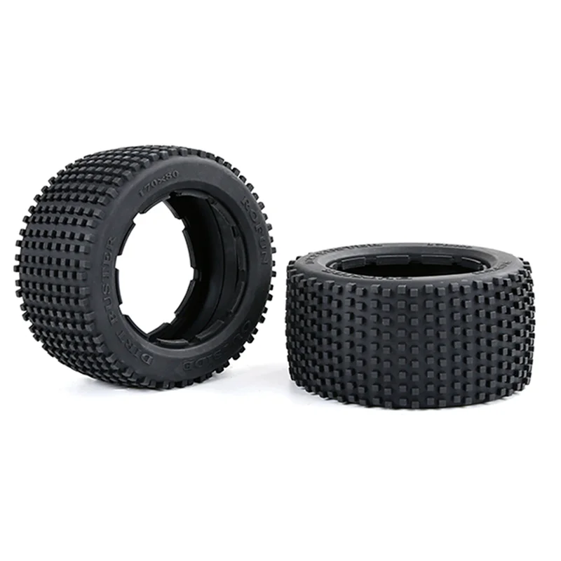 2X الإطارات الخلفية للطرق الوعرة مجموعة الجلد السميك ل 1/5 HPI ROFUN BAHA ROVAN KM Baja 5B قطع غيار الشاحنات