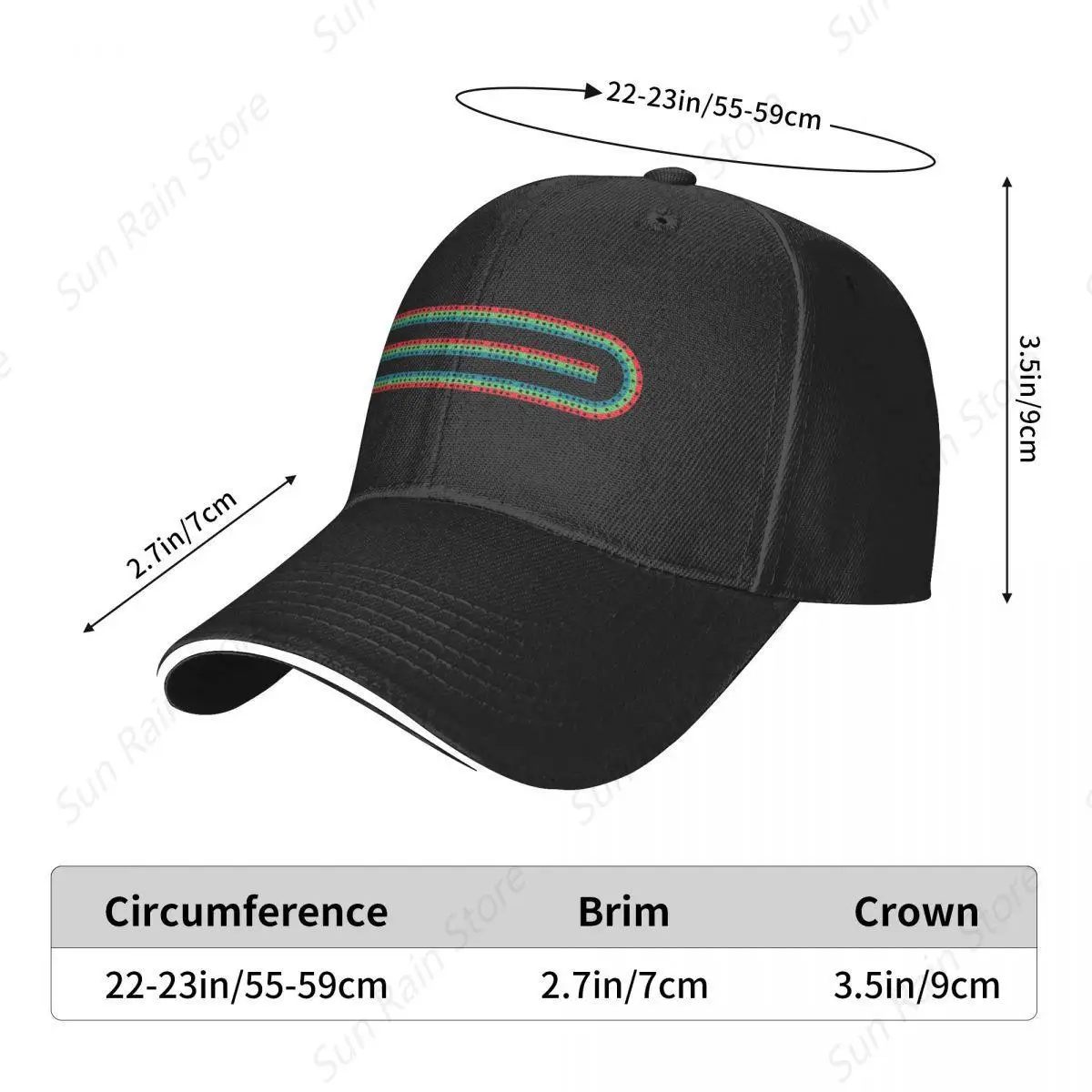 Cribbage Board 3 Track Classic Cap Casual Baseball Caps Adjustable Hat Summer Unisex Baseball Hats Customizable Polychromatic