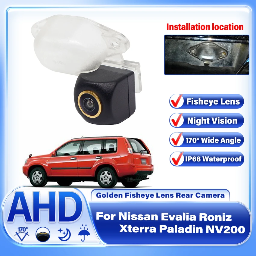 AHD CCD Car Reverse Backup Rear view Parking Camera Waterproof For Nissan Evalia Roniz Xterra Paladin NV200 Vanette X-Trail T30