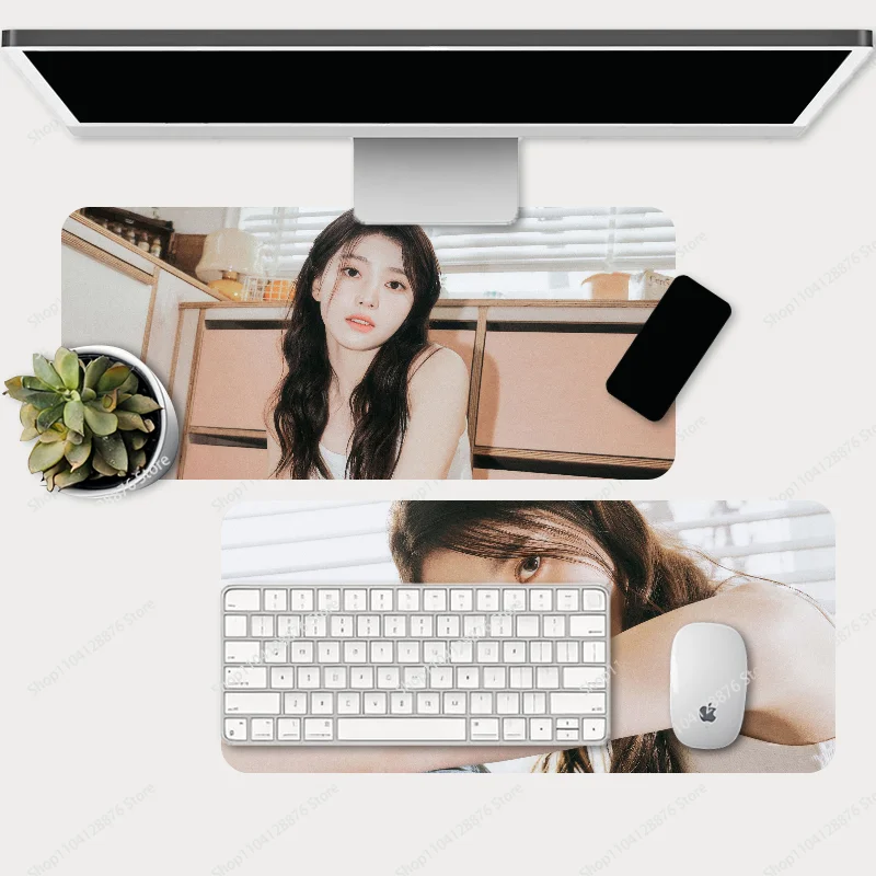 Idol Singer XiaoTing Ablum Giddy Mousepad Gaming Mouse pad Gamer Pc Accessories Deskmat Keyboard Mat Desk Protector Mause Pads