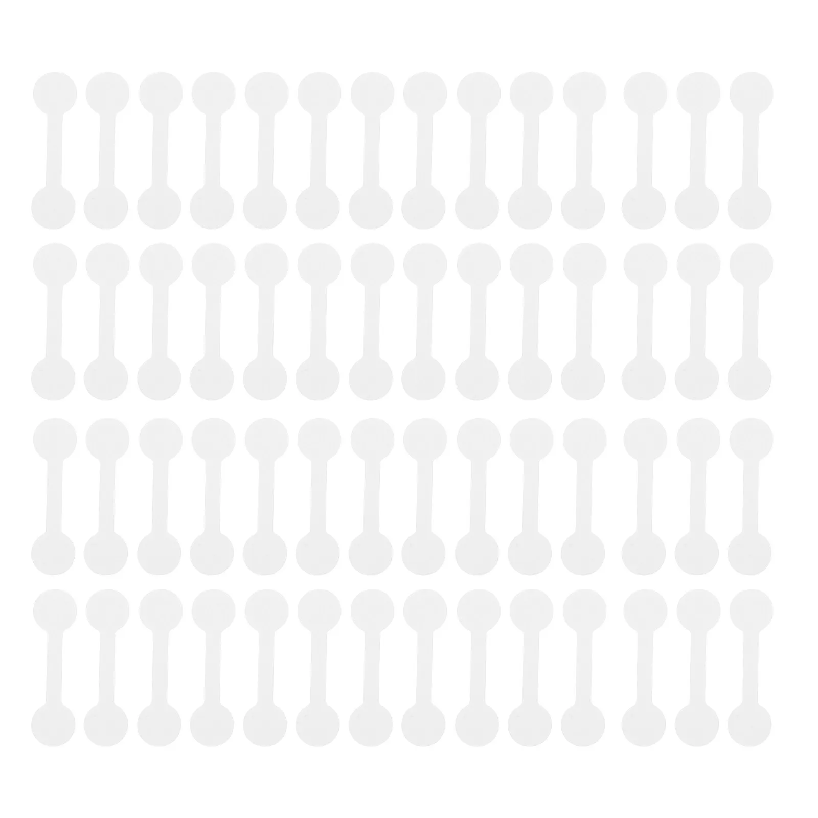 100Pcs Jewelry Pricing Stickers White Blank Self Adhesive Labels for Ring Necklace Earring Display