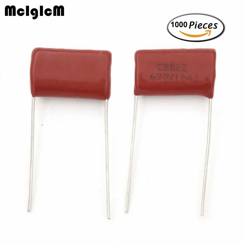 

104 100nF 100V 250V 400V 630V CBB Polypropylene film capacitor pitch 5mm 7.5mm 10mm 15mm 100nF