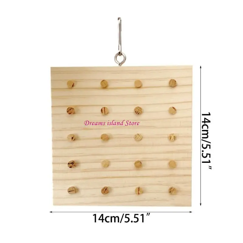 Bird Toy Parrot Molar Toy Cage Vishing Grinding Toy Toy Natural Wooking Block HX6C