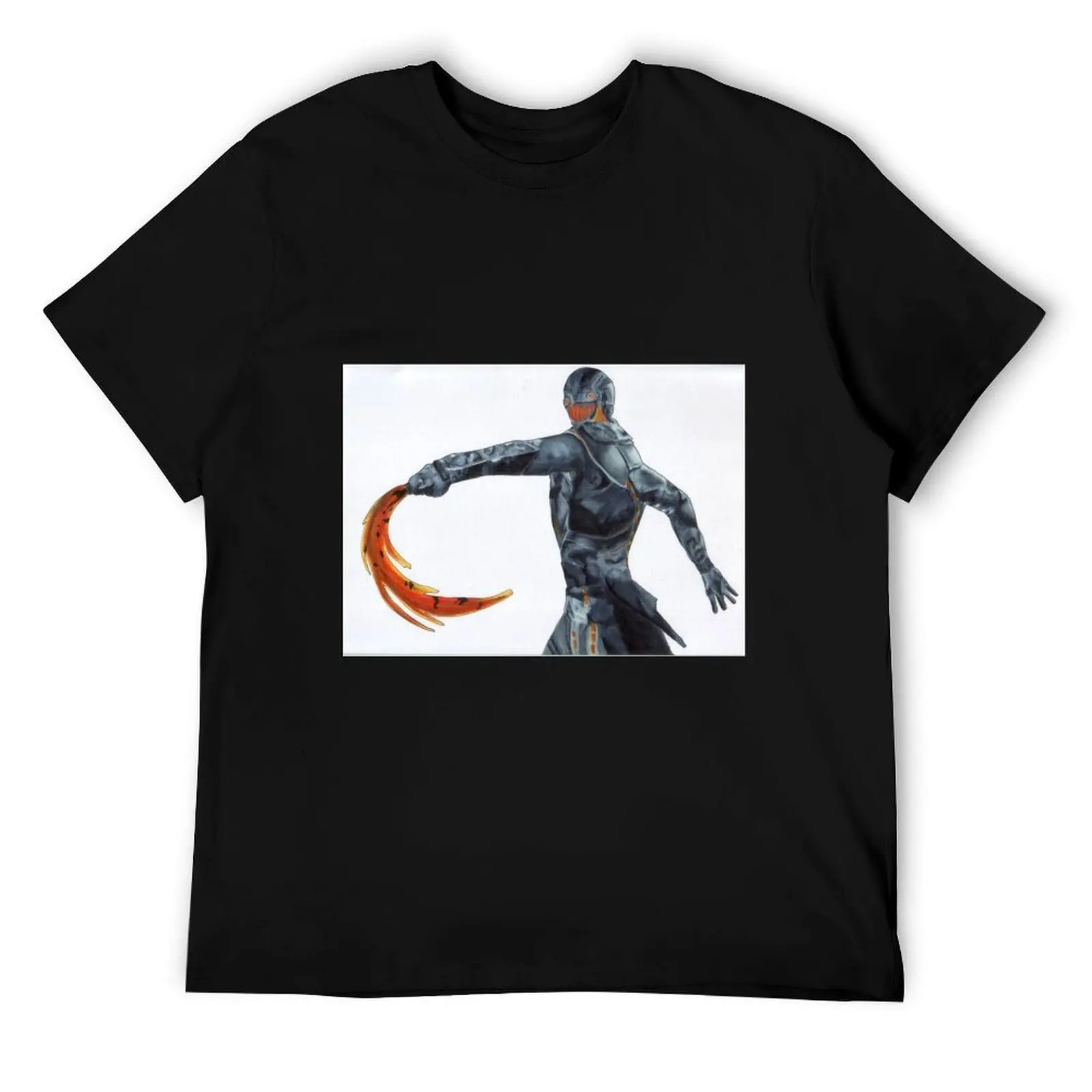 

Noob Saibot Fanart T-Shirt man t shirt cotton high quality t shirts for man slim fit T-Shirt