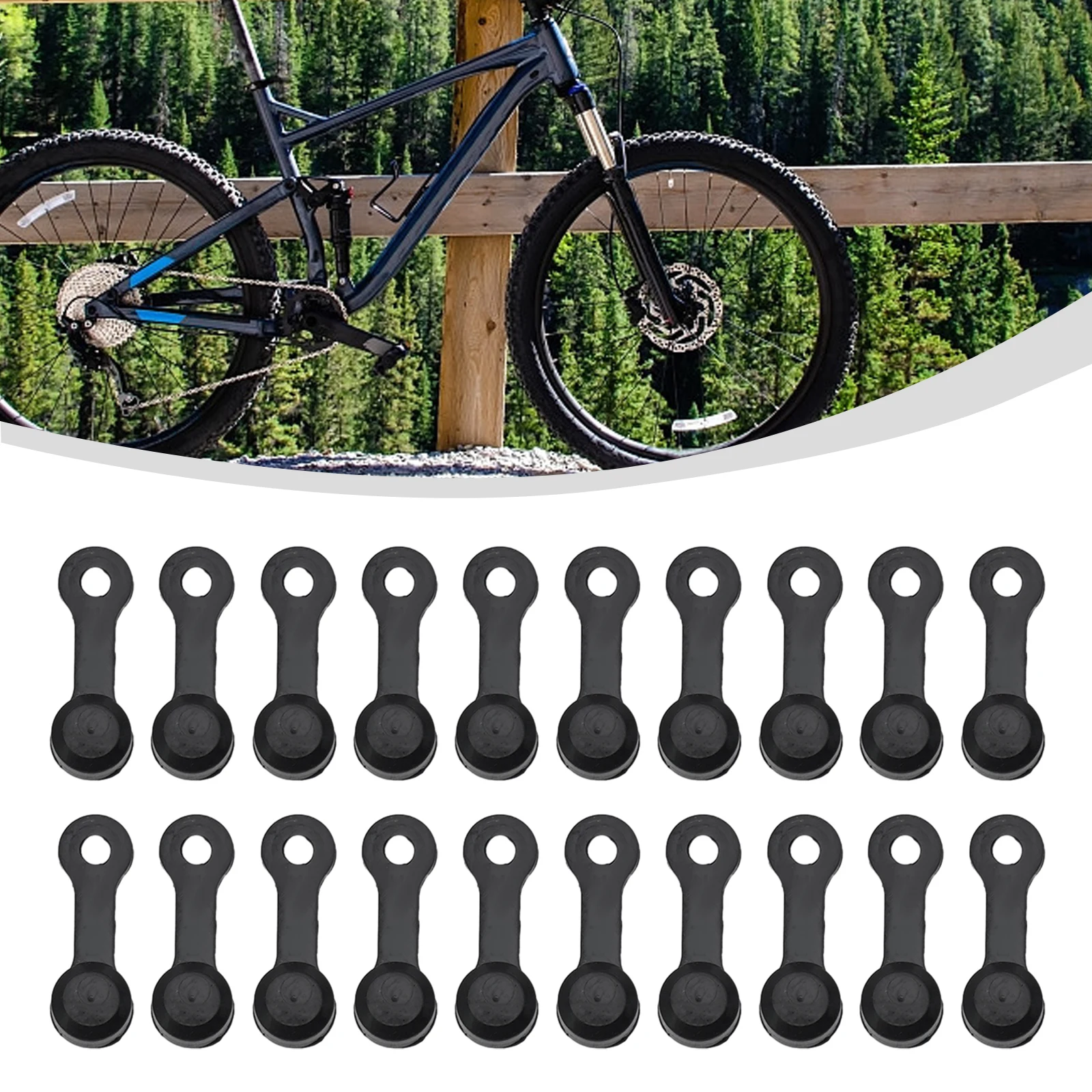 20pcs Bicycle Hydraulic Brake Bleed Nipple Cap Bleeder Screw Cap For Rubber MTB Bike Bleed Nipple Cover Dust Cap Accessories