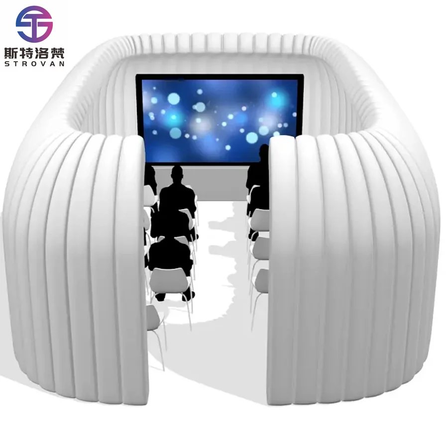 

STLF Outdoor Indoor Tent Inflatable Office Dome Exhibition Open Air Pod for Product Display & Promotions, Inflatable Dome Tent