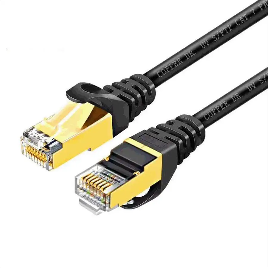 High Speed 1000Mbps Cat 6 Ethernet Cable Flat Cat6 Lan Cable RJ45 Network Patch Cable Gigabit RJ45 Shielded for PC PS5 PS4 PS3