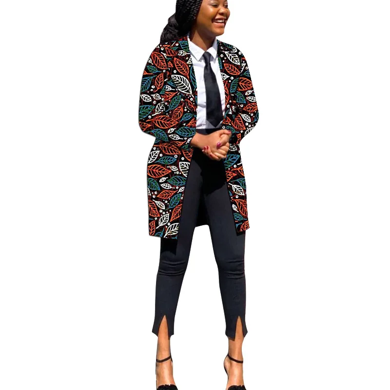 سترة نسائية أفريقية كوتور داشيكي مطبوعة على الطراز العرقي بأكمام طويلة وزر واحد معطف كاجوال للحفلات #5