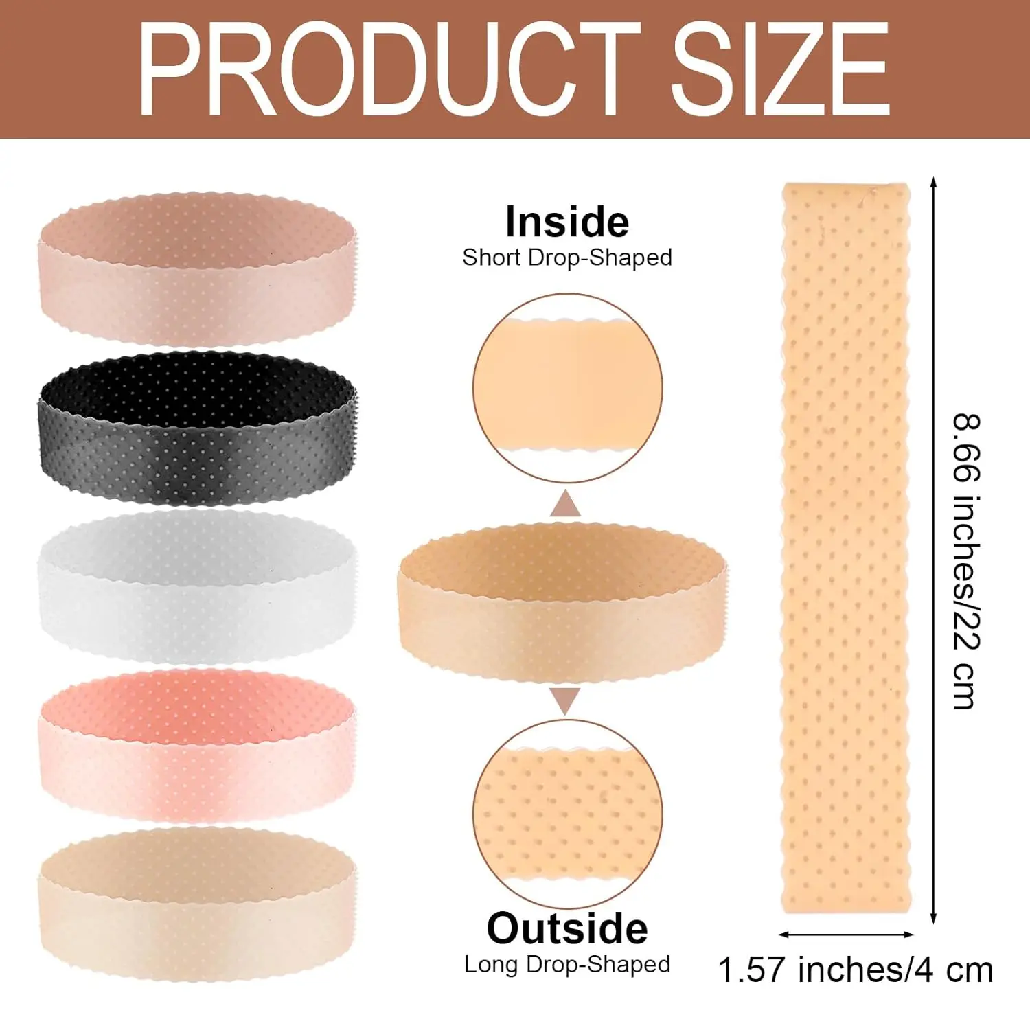 4 Pcs Silicone Wig Grip Band & Wig Cap Snatch Proof Wig Band No Slip Silicone Headband Bulk Elastic Fixed for Men Women image 2