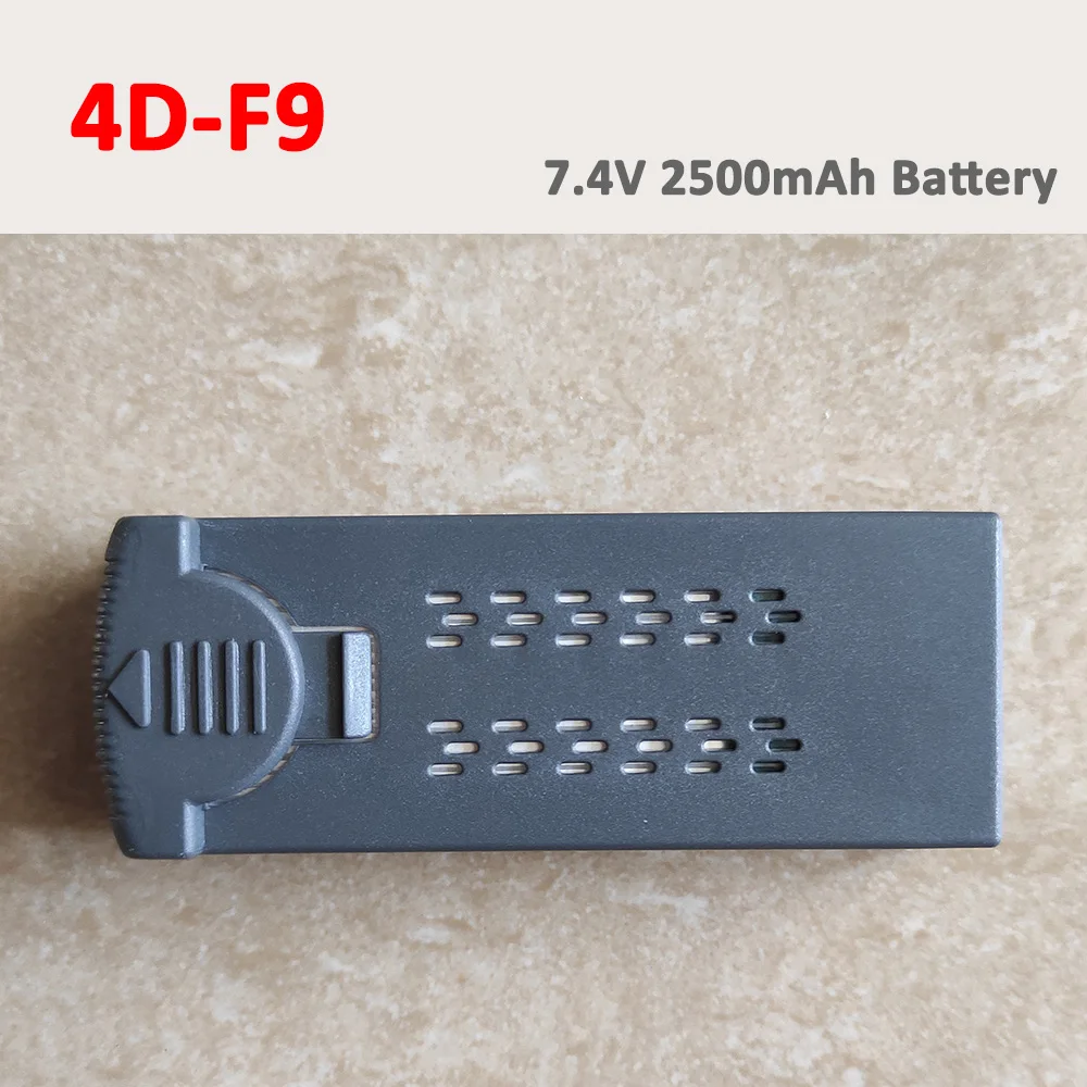 

4DRC F9 GPS Drone Original Battery Spare Part 7.4V 2500mAh Li-Poly Battery 4D-F9 Battery Accessory