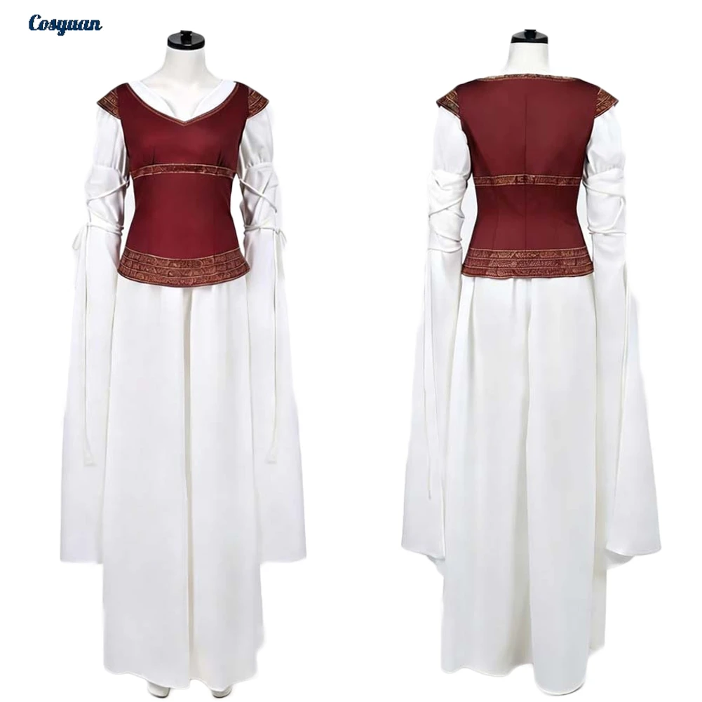 

Movie Lorded Rings Cosplay Eowyn Dress Top Clothes Women Party Disguise Roleplay Female Halloween Costume Carnival Outfits Suits