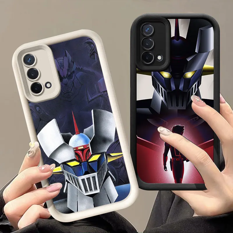 Anime Mazinger Z Phone Case For OPPO A3 Reno 10 11 12 Pro 11F 12F A58 A78 4G A98 A3X 5G A15 A16 A17 A38 A53 A57 A60 A92