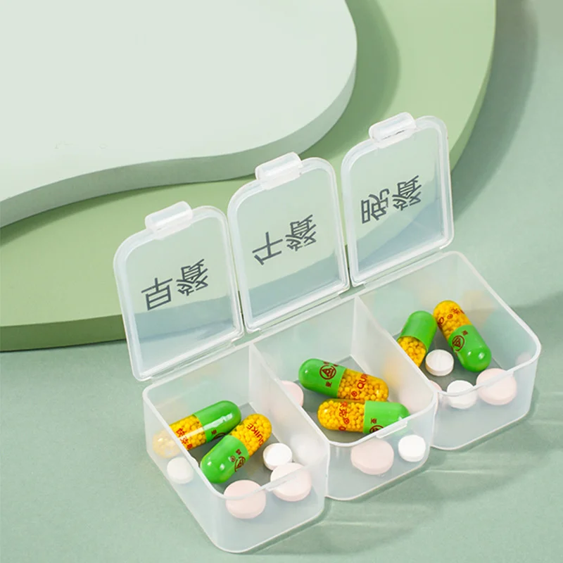 Boîte de rangement pour distributeur de médicaments portable, pilulier