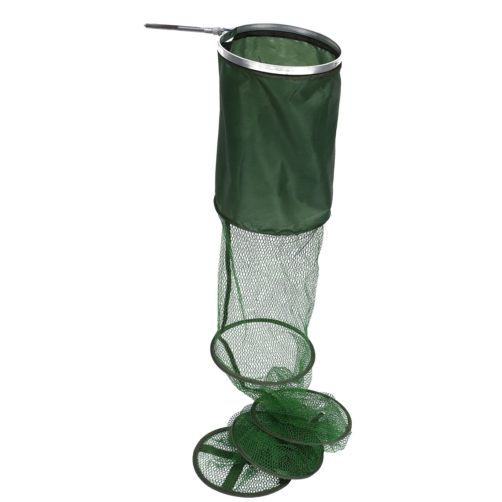 1 قطعة قفص شبكة السمك المستديرة القابلة للطي للأسماك الصغيرة قسط الصيد الحرس مع قدرة قوية ، شبكة الصيد المحمولة لنهر البركة #6