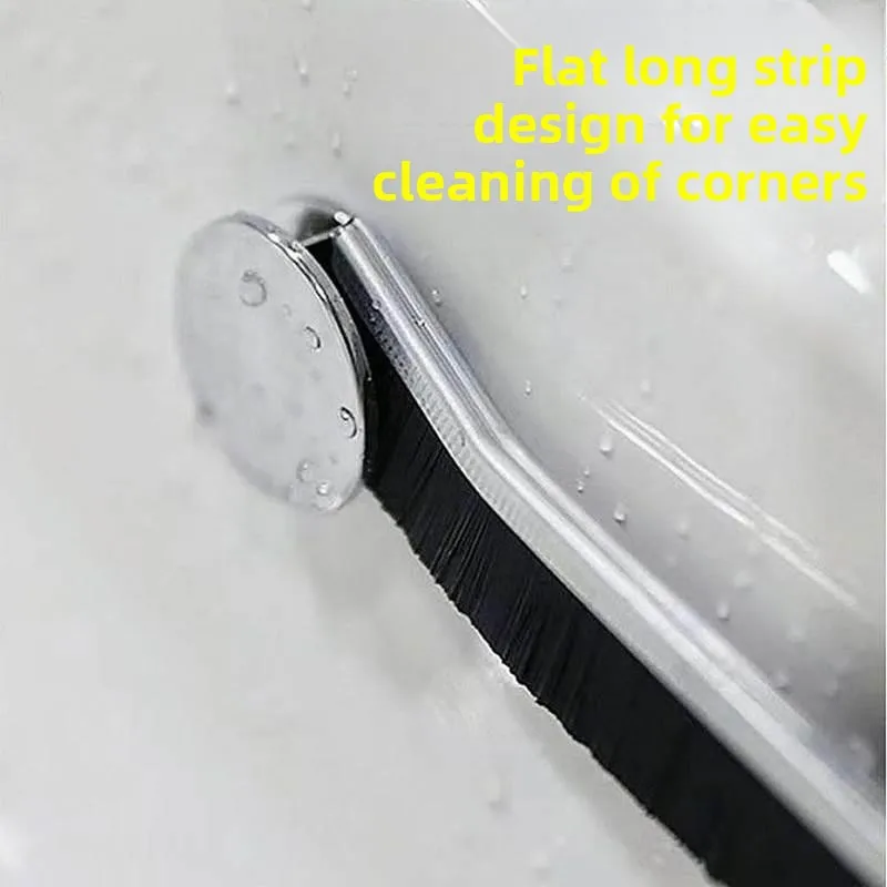 

Многофункциональный инструмент для чистки Bru с длинной полосой, жесткая щетина, батушка для унитаза, использование длинной ручки Bru