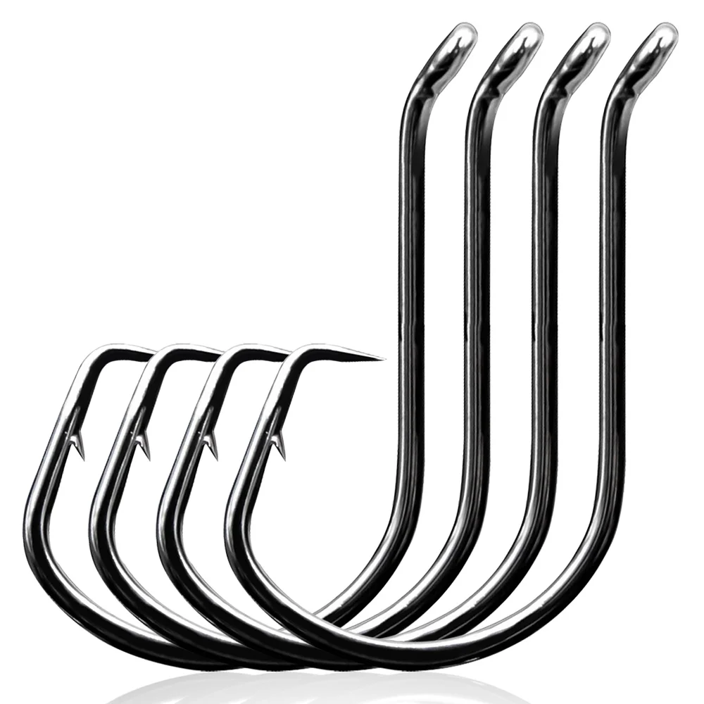 

Fishing Hook Saltwater Stainless Steel Heavy Duty Fishing Assist Hooks Big Carp Live Bait Jigging Barbed Hook