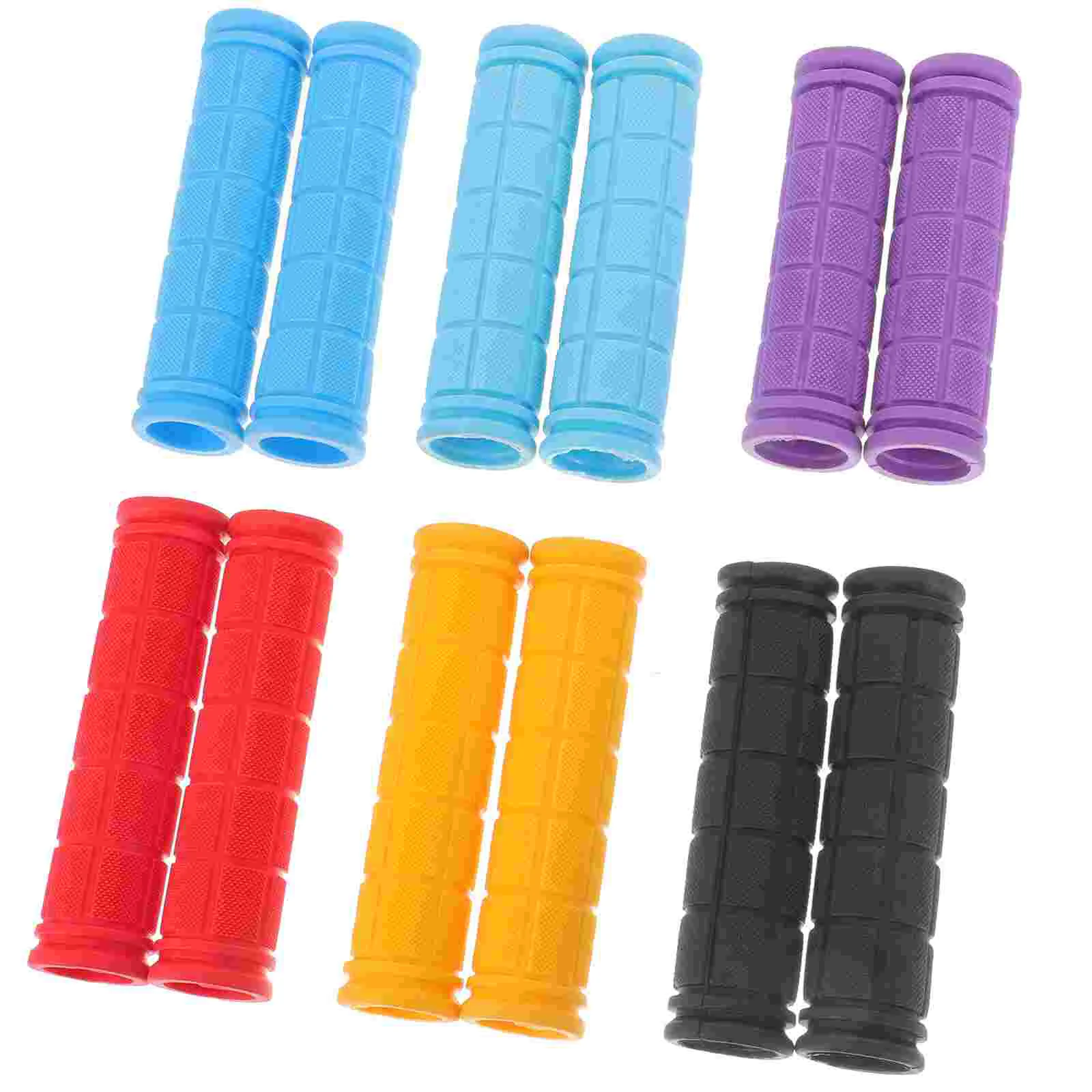 6 Pairs Handlebar Cover Bicycle Grip Child Baby Electric Bike Shockproof Cycling Grips 116X28CM Rubber Supplies Covers