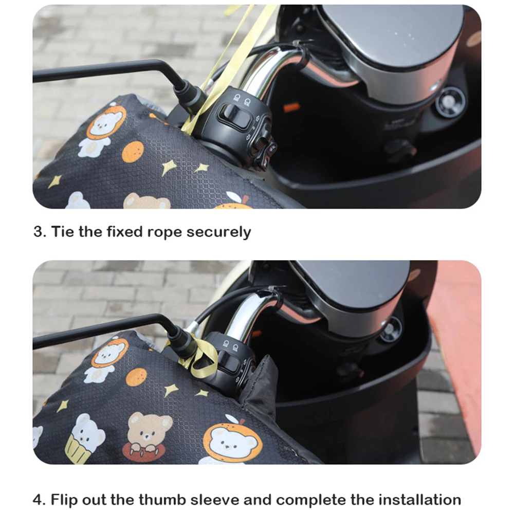 Motorcycle Handlebar Muffs Winter Equipment Mitts Warmer Gloves Waterproof Handmuffs Bicycle Handle Cover Hand Covers Warmers #