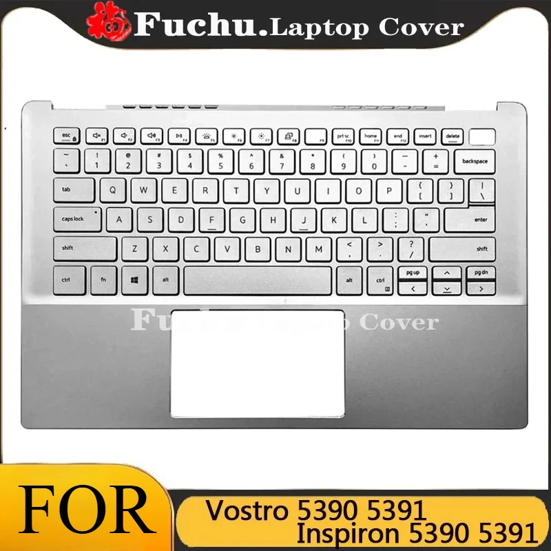New For DELL Inspiron 5390 5391 Vostro 5390 5391 Laptop Palmrest Case Keyboard US English Version Upper Cover