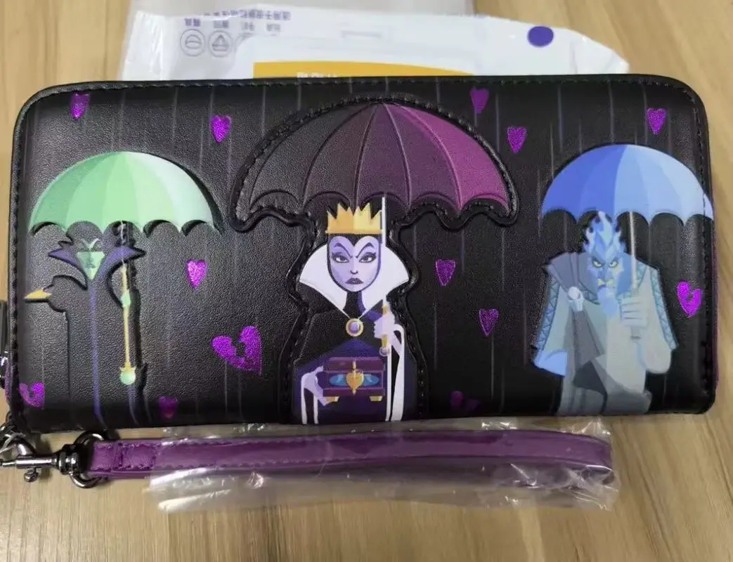 

Новинка 2026: Кошелек-монетница Loungefly «Спящая красавица» (Дисней), милый аниме-аксессуар, многофункциональный кошелек на молнии, подарок для девочки