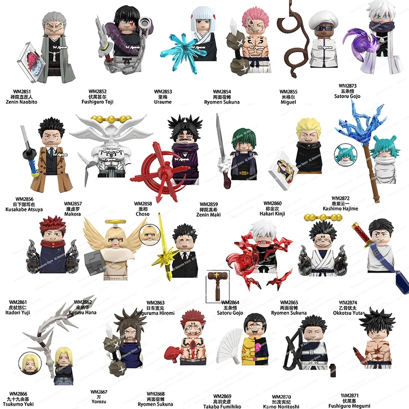 WM6200 WM6201 WM6202 Movie Anime Figures toys WM6139 WM6140 WM6149