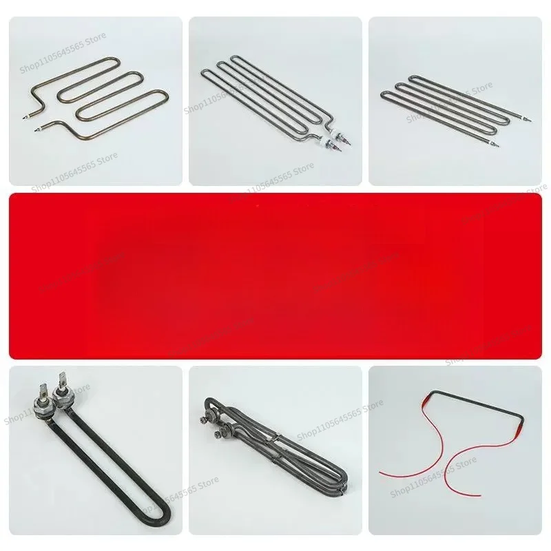 Steamer U-shaped Heating Tube 2KW3KW4KW Steamer Copper Stainless Steel Double U Industrial Electric Heating Tube