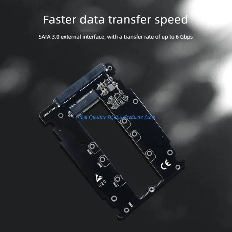 U2JE Desktop Repair Storage Board for M.2 B Drive Connection to Standard Port, Open Layout, Single Board Pack,