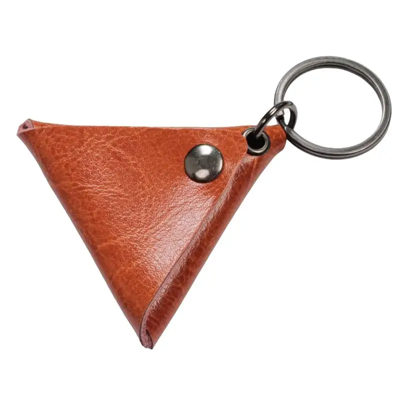 Guitar Pick Keychain Leather Bag Keychain For Guitar Pick Folk Guitar Pick Storage Bag Quarter Keychain For Storage Small Items