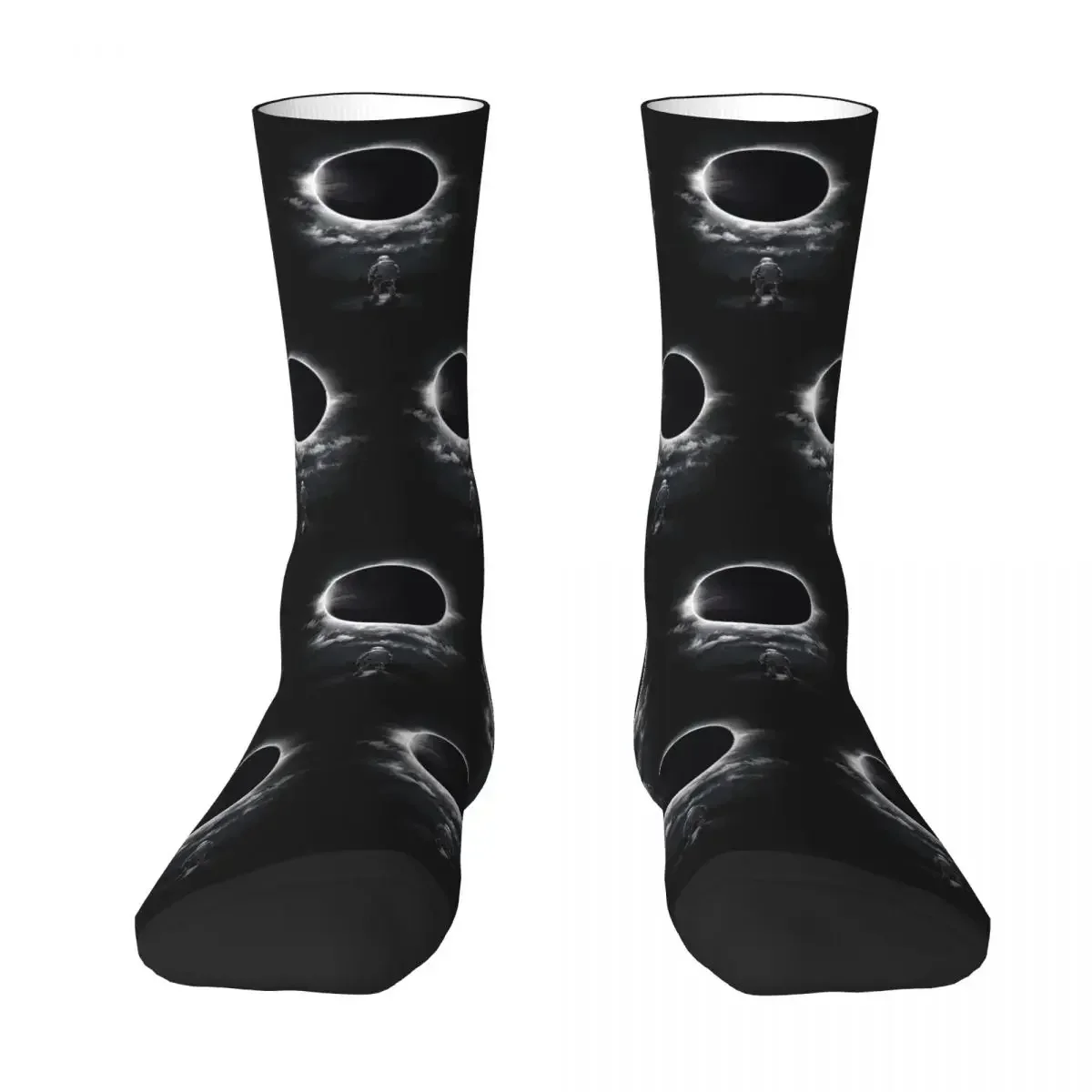 ECLIPSE Socks Harajuku Sweat Absorbing Stockings All Season Long Socks Accessories for Man's Woman's Birthday Present