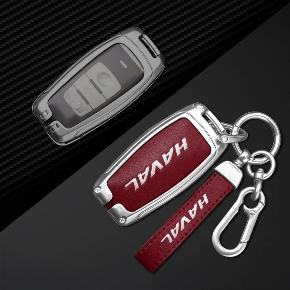 

New version key case cover keychain for Great Wall Haval/Hover H6 H7 H4 H9 F5 F7 H2S Car-covers Holder Shell Accessories