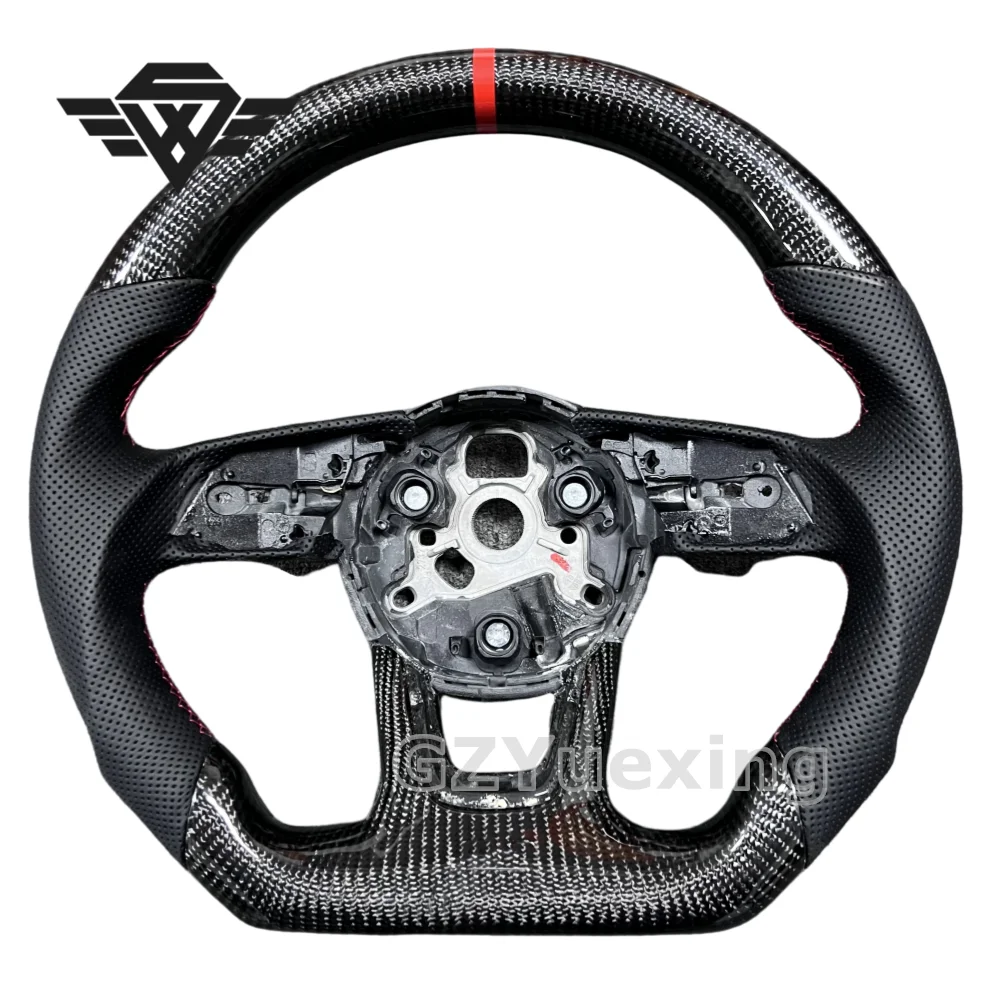 

Высококачественный автомобильный руль подходит для AD RS RS3 RS4 RS5 S3 S4 S5 8Y B9 A3 A4 A5 Рулевое колесо из углеродного волокна