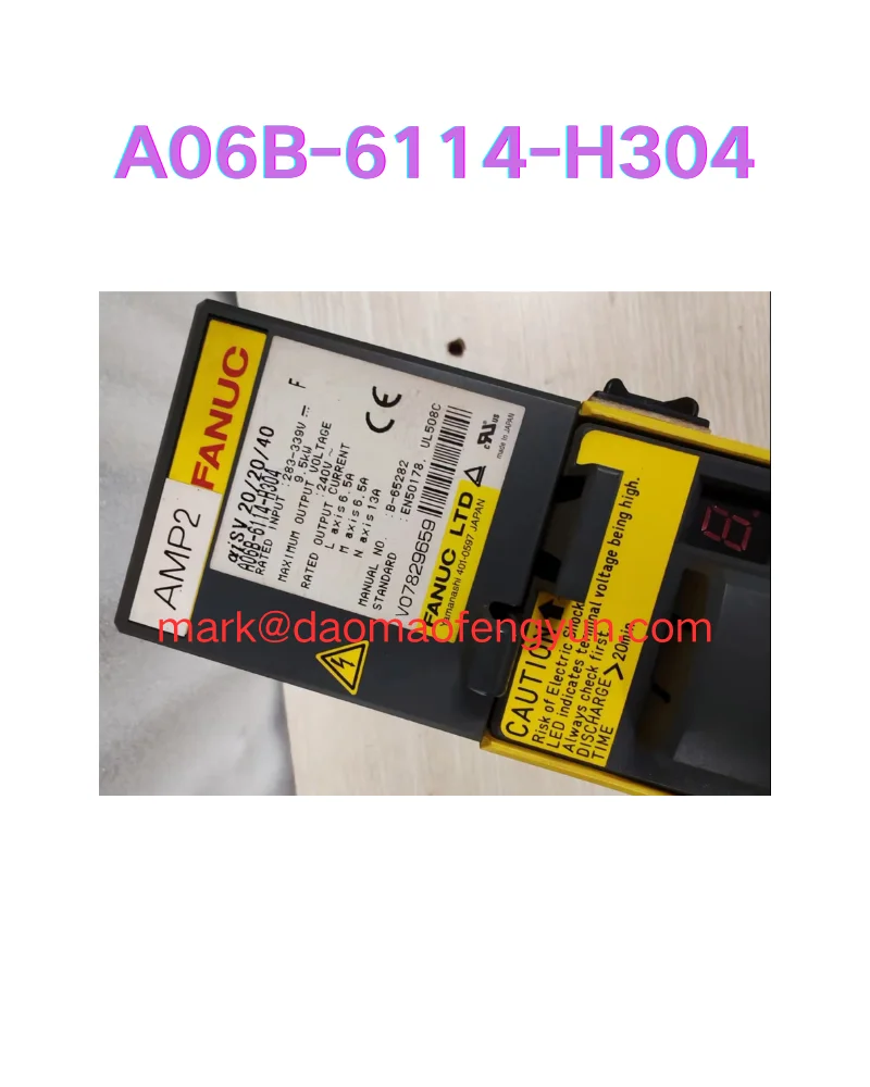 

A06B-6114-H304 Used Servo Drives Tested OK, A06B-6114-H304