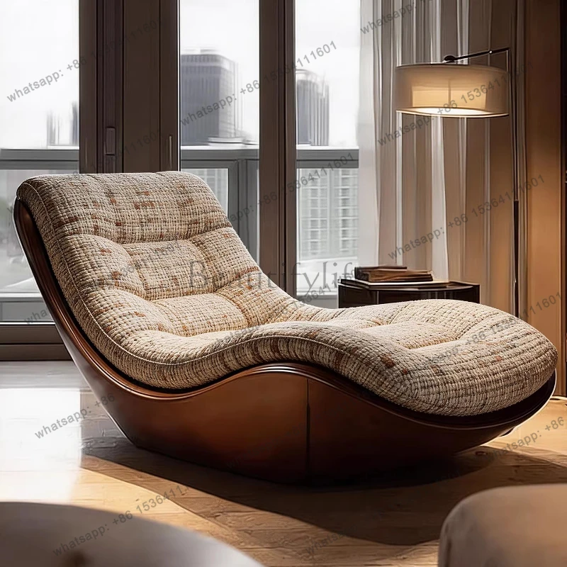 

Italian light luxury single sofa chair living room home modern simple high sense lazy leisure chair