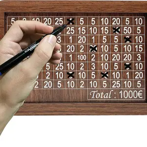 صندوق نقود قابل لإعادة الاستخدام ، صندوق خشبي ، بنك أصبع ، صندوق نقود خشبي لغرض التوفير والأرقام ، صناديق النقود ، درج ، 1 قطعة أفضل 8 صندوق حفظ نقدي للمبيعات - رقم 7