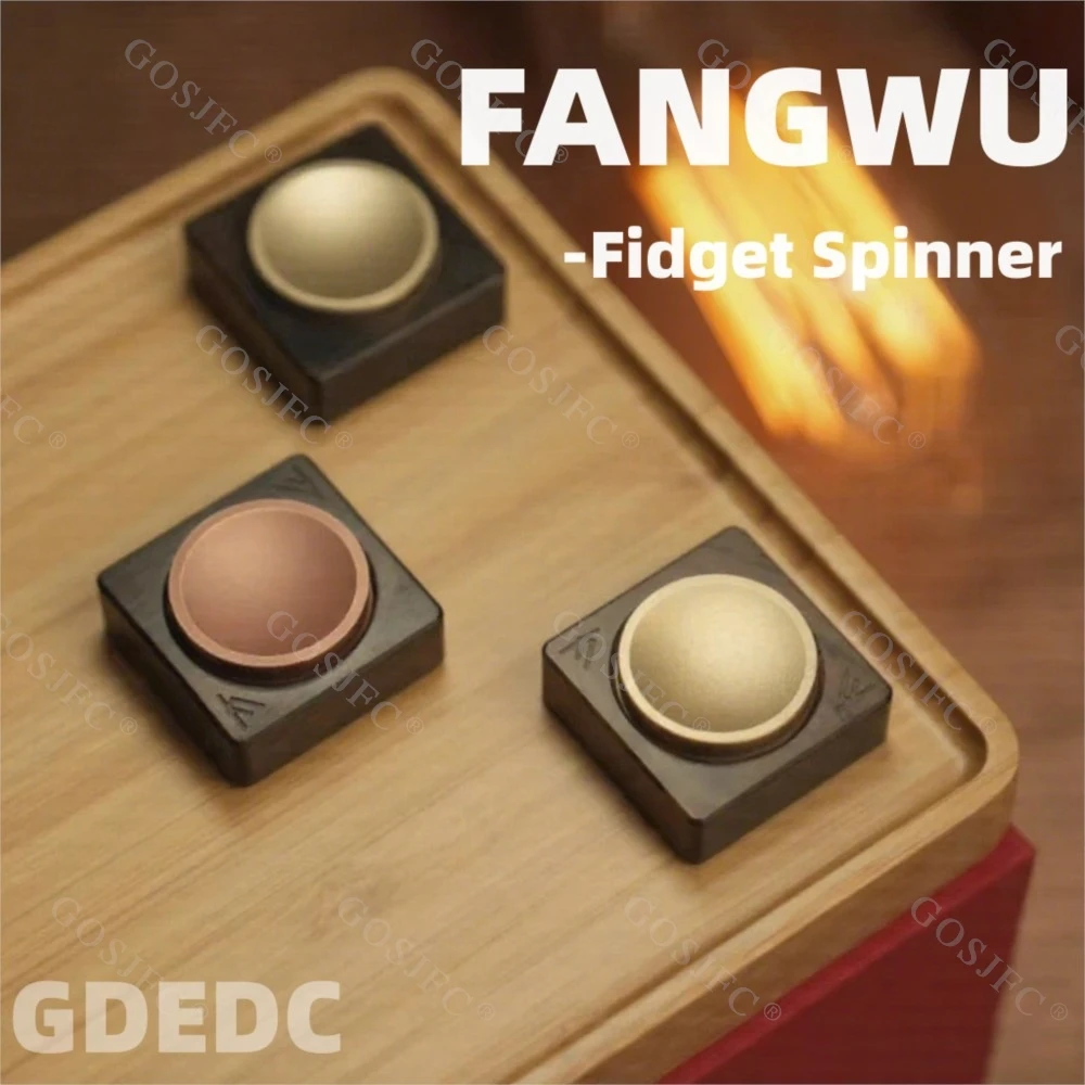 GDEDC FANGWU Fidget Spinner mécanique Gyro métal Fidget jouets pour adultes soulagement du Stress jouet en acier inoxydable
