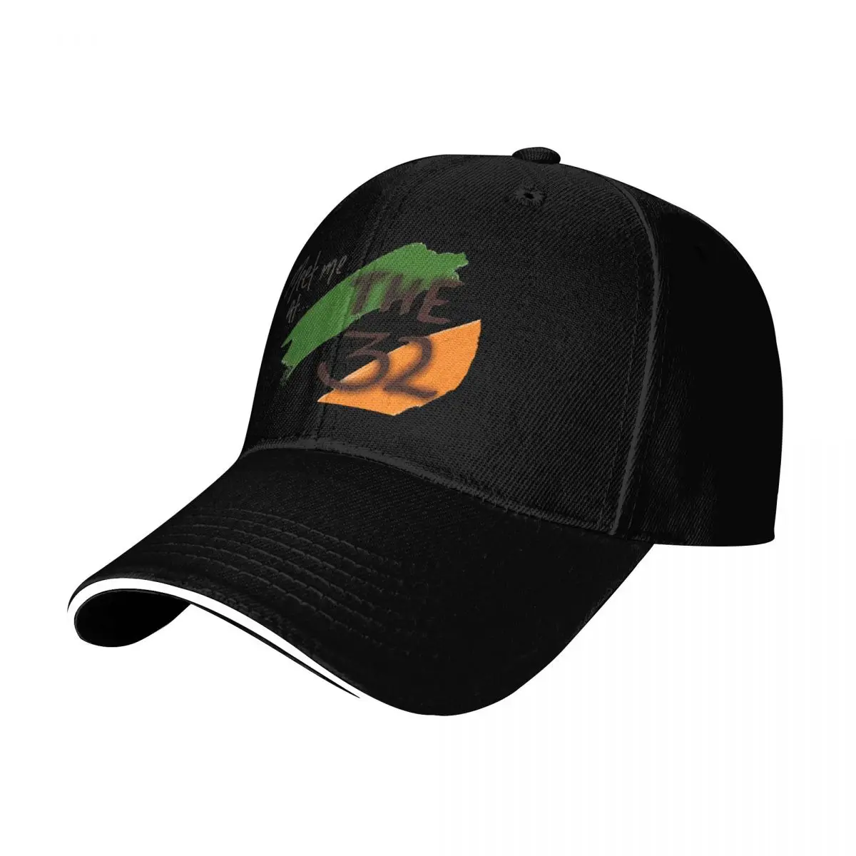 Meet me at the 32 no background Baseball Cap Low Profile Unstructured Unisex for Men Women Outdoor Golf Running Hiking