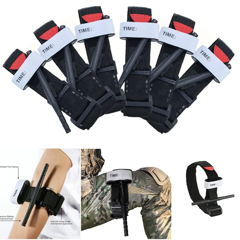 Military tourniquet adventure survival tactical combat application red cutting edge military medical emergency tourniquet