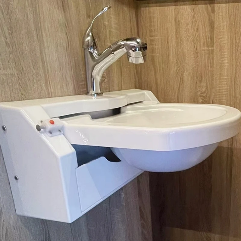Bassin d'eau pliant RV, lavabo mural pour lit de voiture, petit espace