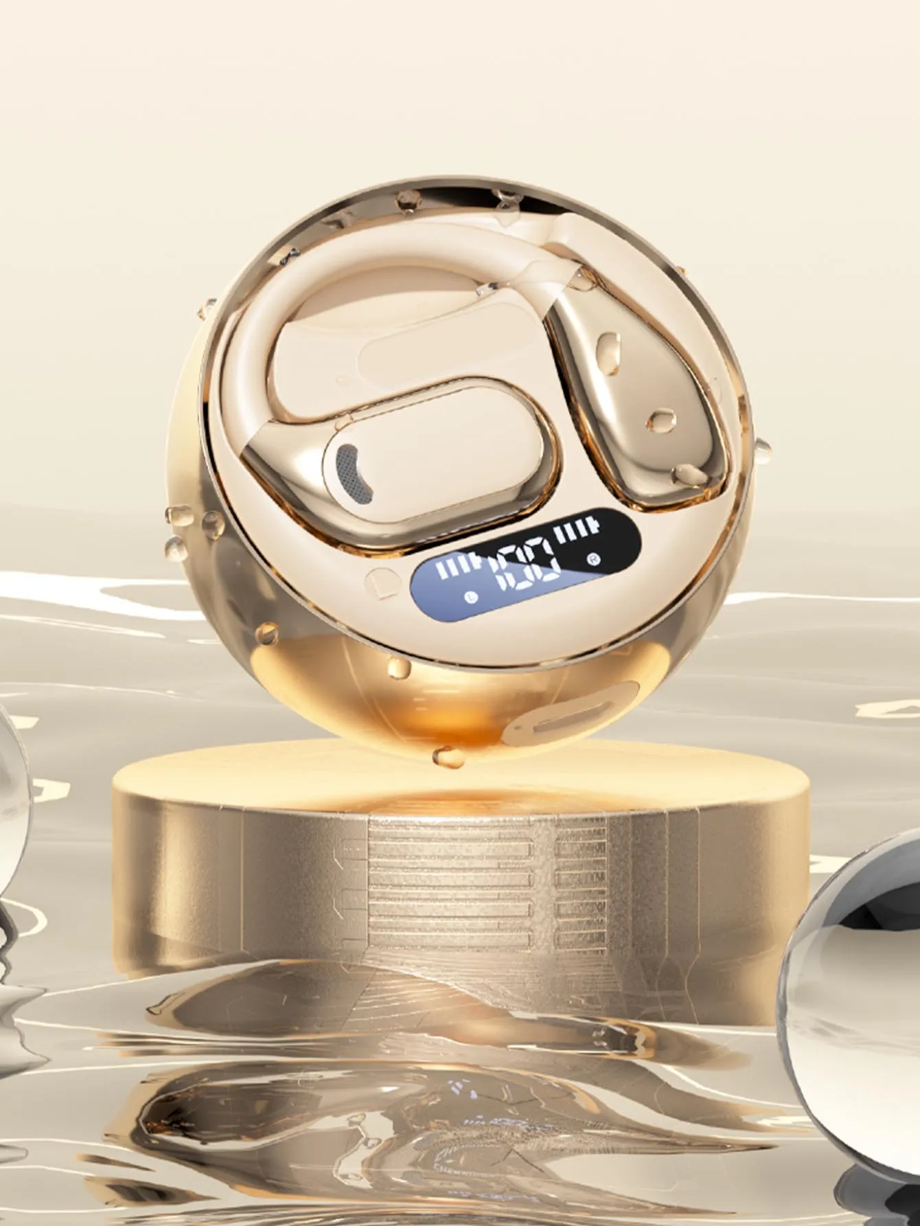 

Bluetooth-наушники с открытым ухом, длительный срок службы батареи, низкая задержка, магнитная зарядка, беспроводные наушники с интеллектуальным шумоподавлением