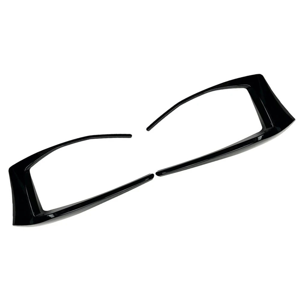 

2pcs Rear Bumper Spoiler Air Vent Side Trim Cover Bright Black for VW Golf 7 MK7 GTD 2012-2015