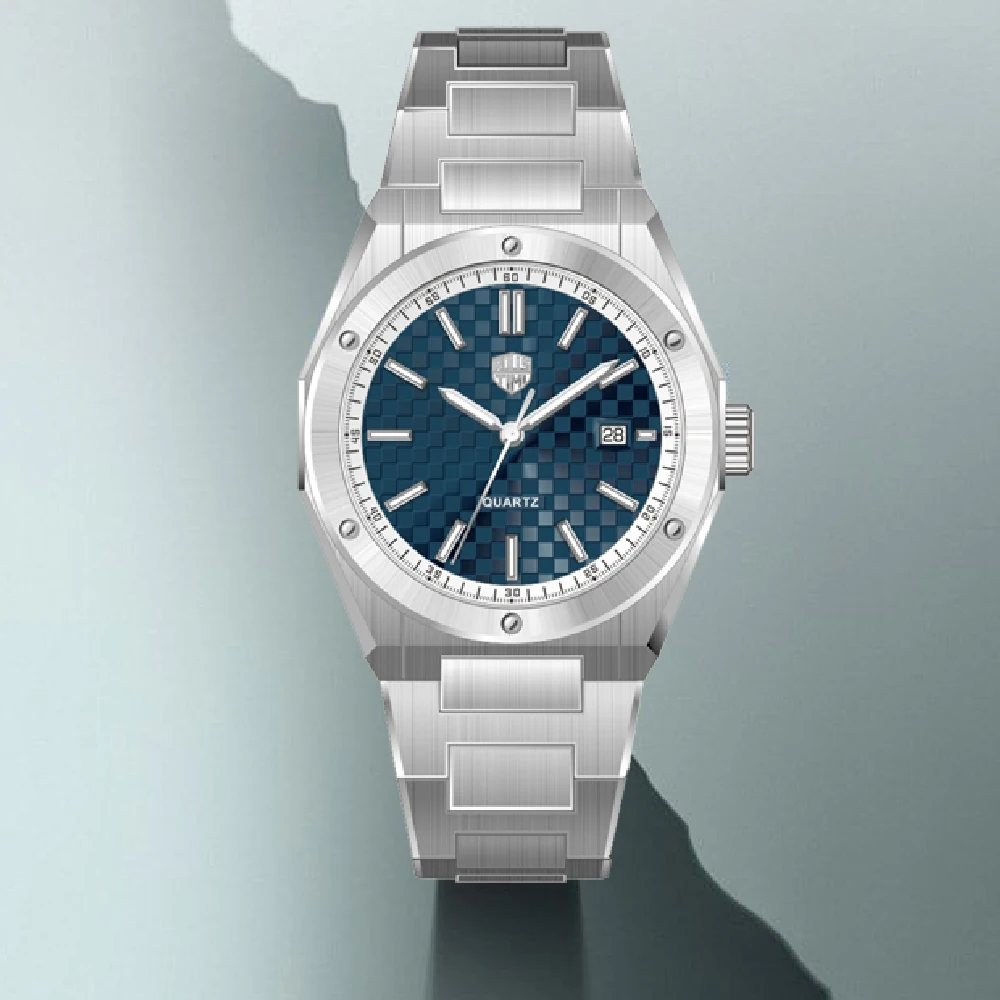 2025 Nuovo Rollstimi Design Orologi da uomo Orologio al quarzo di lusso da uomo Acciaio inossidabile Cristallo di zaffiro Orologio da polso impermeabile 100M