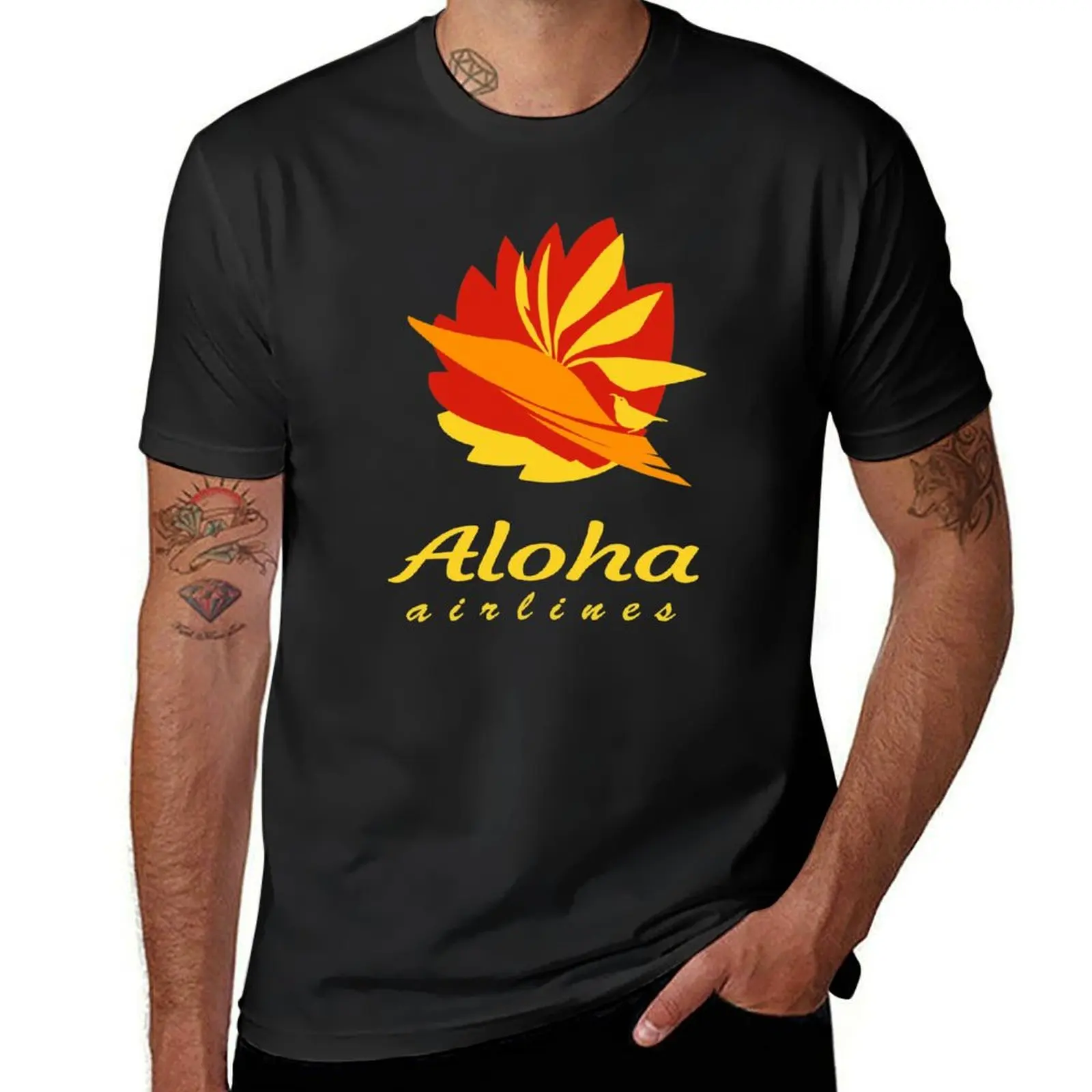 Aloha airlines T-Shirt anime clothes new edition tops Men's t-shirts