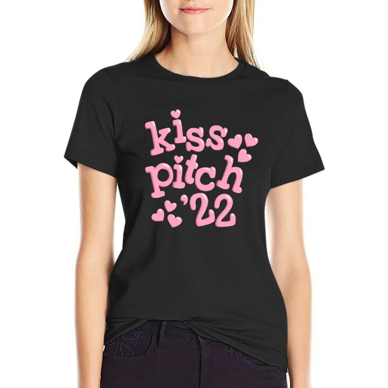 Kiss Pitch - large T-Shirt aesthetic clothes vintage clothes Top Women