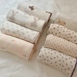 Muslin Swaddle Blankets Newborn Summer Baby Blanket Cotton Infant Swaddle Wrap Receiving Blanket For Crib Stroller Sleeping Item