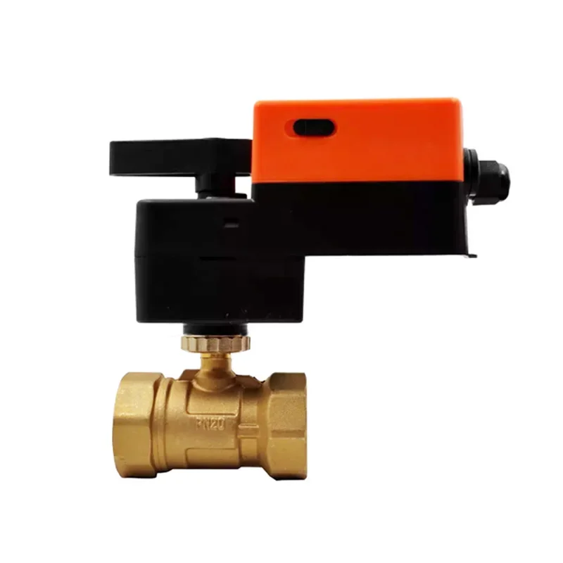 Winvall 2 Way DN15 DN20 DN25 Motorised Control Ball Valve Water Flow Electric Actuator Valves Motorized Ball Valve